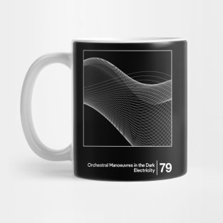 OMD - Electricity / Minimal Style Graphic Artwork Design Mug